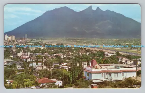 R810828 Monterrey. N.L. Mexico. Panorama vom Bischofspalast. Delfino Oliv