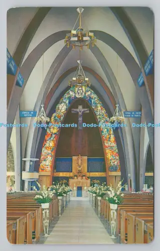 R810830 Monterrey. N.L. Mexico. Innenraum der Kirche La Purisima. Delfino Oli