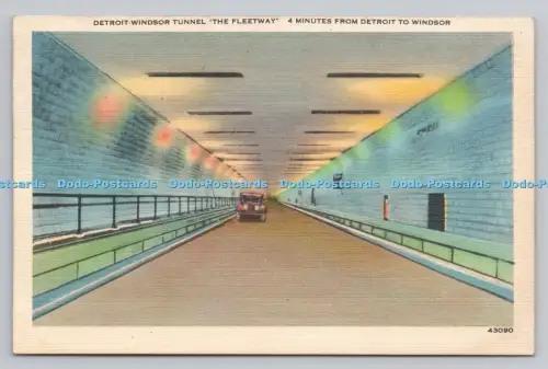 R807047 Detroit Windsor Tunnel The Fleetway 4. 4 Minuten von Detroit nach Windsor