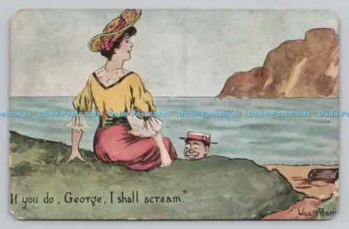 R807050 If You Do George I Shall Scream. Selwell Serie. Nr. 8. Will Abams. PM.