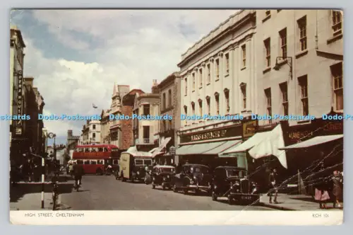 R810835 Cheltenham. High Street. Jarrold. Norwich. England. 1958. RP