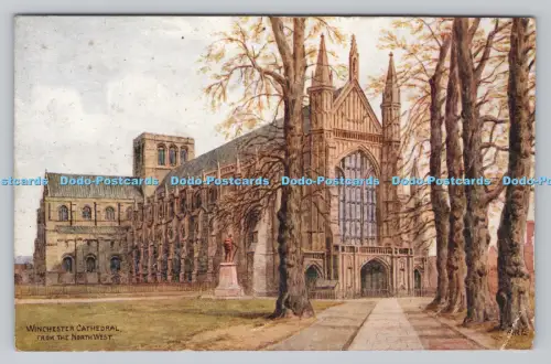 R808773 Winchester Cathedral. Aus dem Nordwesten. J. Salmon. Sevenoaks. A.R.Q
