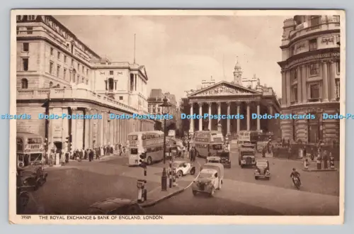 R810836 London. The Royal Exchange und Bank of England. Harvey Barton. Bristol.