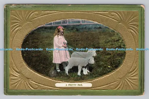 R808780 Ein hübsches Paar. Mädchen mit Lamm. Wildt und Kray. London. Serie. 1802