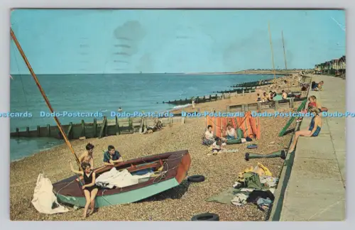 R810843 Tankerton. Der Strand. C. G. Williams. Maidstone. Plastichrome von Colourp