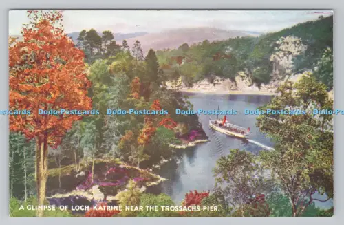 R808785 Ein Blick auf Loch Katrine in der Nähe des Trossachs Pier. J. B. Weiß. Dundee