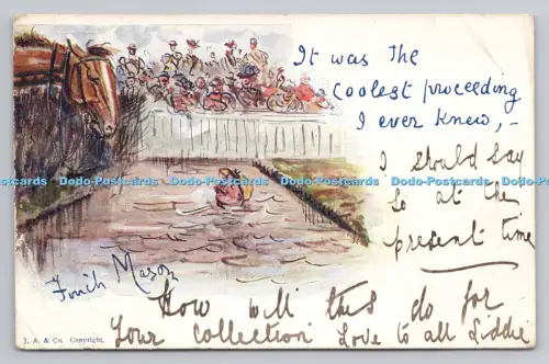 R807063 Es war das coolste Verfahren, das ich je kannte. J. A. PM. Holz grün. 1904