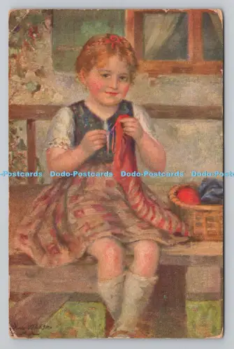 R808791 R. Volcker. München. Das Fleissige Kind