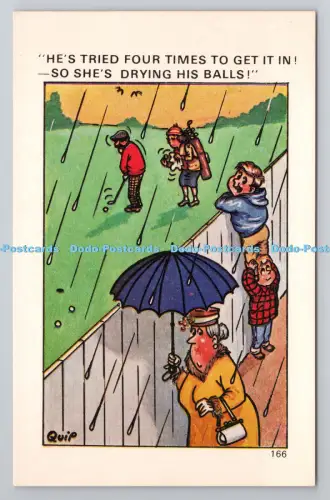 R805491 Er hat viermal versucht, es reinzubekommen. Eine Saphirkarte. Huntingdon. Quip