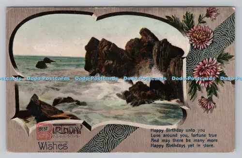 R808794 Geburtstagswünsche. Raue See. Made in Germany