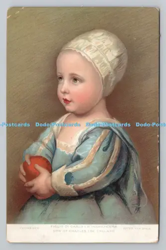 R808795 Florence. Sohn Karls I. von England. Nach Van Dyck. Misch und Lagerbestand.