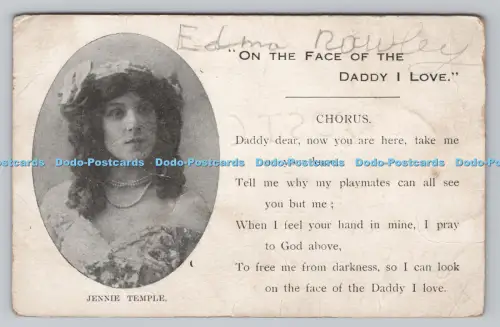 R808803 Jennie Temple. On The Face of the Daddy I Love