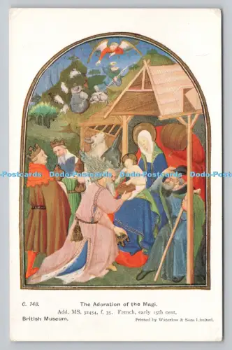 R810867 British Museum. Die Anbetung der Heiligen Drei Könige. Waterlow