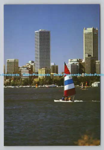 R810869 Skyline der Stadt von South Perth. National View. Murfett