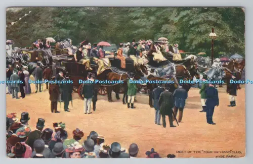 R805522 Hyde Park. Treffen der Four in Hand Club. stecken. Oilette. Serie. I. 7180