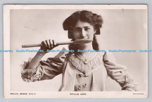 R808827 Phyllis Dare. Der Philco. London. PM. Wakefield. 1906