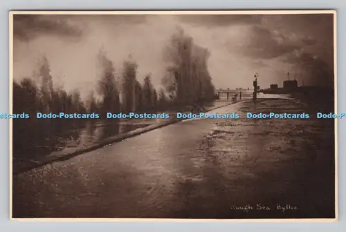 R810889 Hythe. Raue See. Postkarte