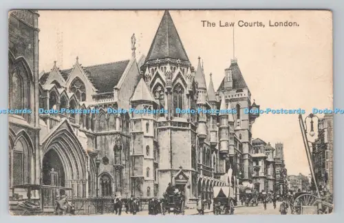 R805531 London. Die Gerichte. Postkarte