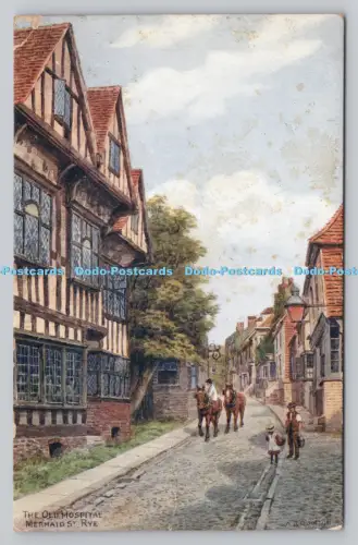 R808835 Rye. Meerjungfrau Hl. Das alte Krankenhaus. J. Salmon. Sevenoaks. England. A.R.