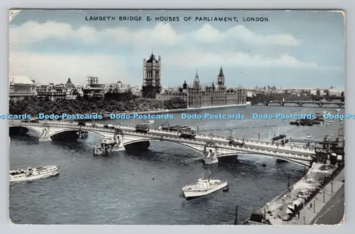 R805534 London. Lambeth Bridge und Houses of Parliament. E. T. W. Dennis. Scarbo