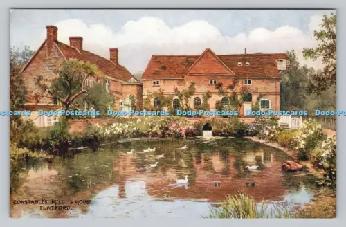R807115 Flatford. Constable Mill and House. J. Salmon. Sevenoaks. England. W. Ca