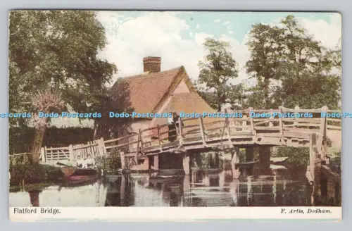 R807118 Flatford Bridge. F. Artis. Dedham