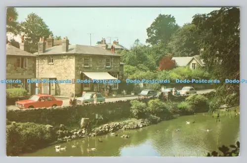 R810926 I.O.W. Bonchurch. Der Dorfteich. Fotopräzision. St. Ives. Jagd