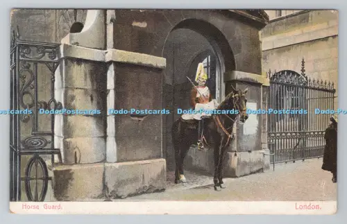 R805589 London. Pferdeschutz. Postkarte