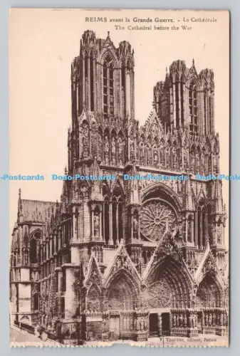 R808908 Reims. Die Kathedrale vor dem Krieg. V. Thuillier