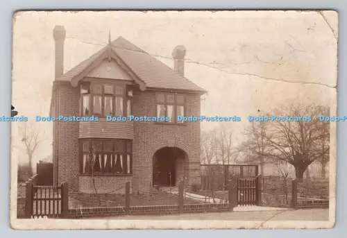 R805606 unbekanntes Haus. Postkarte