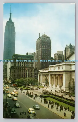 R810970 New York City. 5th Avenue und 42nd Street. Öffentliche Bibliothek. Alfred Mainze