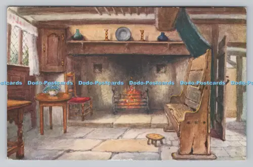 R807191 Anne Hathaway Cottage. Kamin-Ecke und Siedlung. J. Salmon. Sevenoaks. E