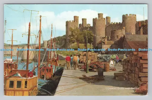 R810976 Conway Quay and Castle. J. Salmon. Sevenoaks