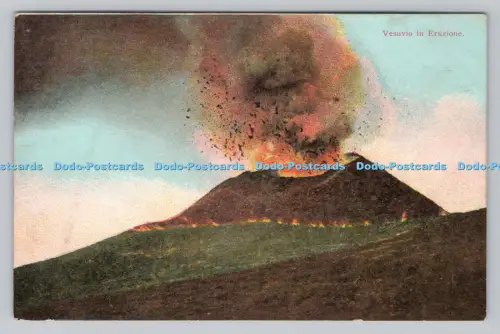R808938 Vesuvio in Eruzione. R. und C