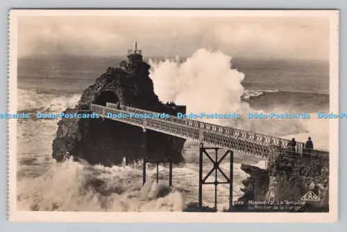 R808939 Biarritz la Tempete au Rocher de la Vierge. C.A.P. RP