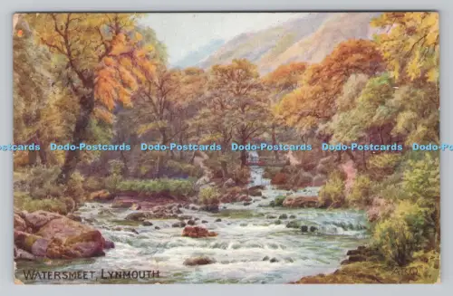 R807226 Watersmeet. Lynmouth. J. Salmon. Sevenoaks. England. A. R. Quinton. 1913