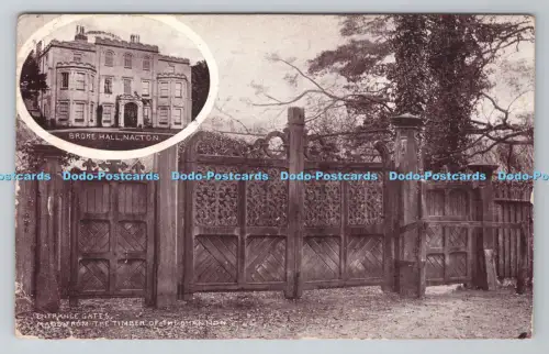 R805659 Eingangstore. Hergestellt aus dem Holz des Shannon. Christchurch Serie