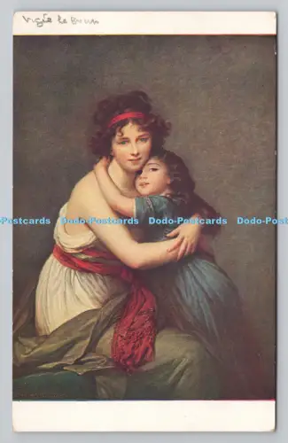 R811024 Musee du Louvre. Ecole Francaise. Porträt von Frau Vigee Lebrun und ihrem D