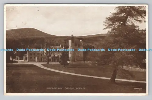 R808966 Deeside. Abergeldie Castle. Valentinstag. Foto braun. 1935