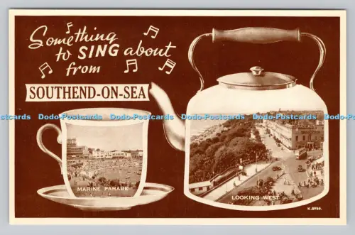 R807244 Etwas zum Singen aus Southend on Sea. Marine Parade. Valentinstag.