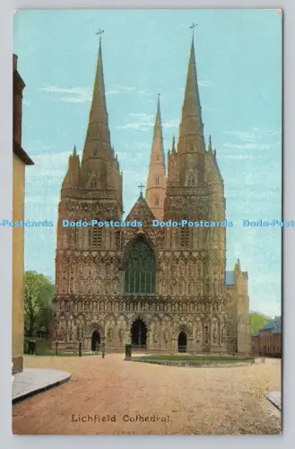 R808968 Lichfield Cathedral. Christliche Romane. Diese schöne Serie von Fine Art