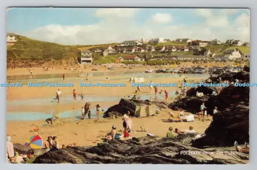 R805664 Polzeath From The Cliffs. J. Salmon. Sevenoaks. Eng. PM. Bodmin. Cornwal