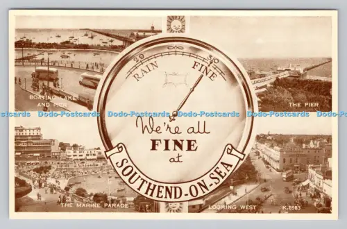 R807245 In Southend on Sea geht es uns allen gut. Der Pier. Valentinstag. Fototyp. Multi