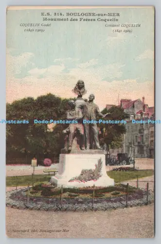 R811030 Boulogne Sur Mer. Monument des Freres Coquelin. Stevenard