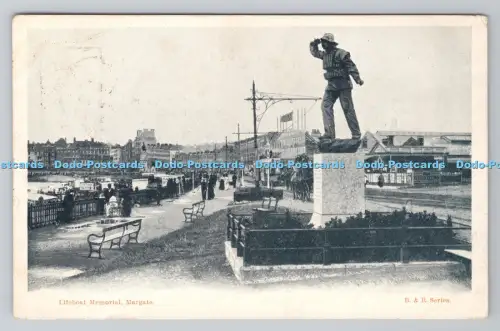 R805673 Margate. Rettungsboot-Denkmal. B. und R. Kameraserie. PM. Broadstairs. St