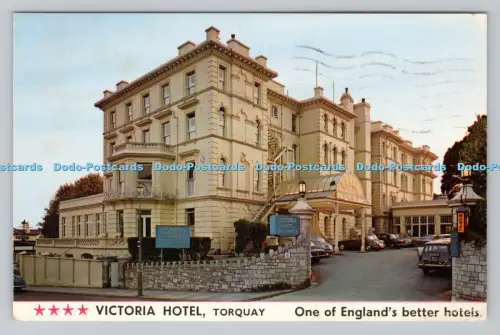 R811036 Torquay. Victoria Hotel. Eines von England Better Hotels. Bedruckt in tollem