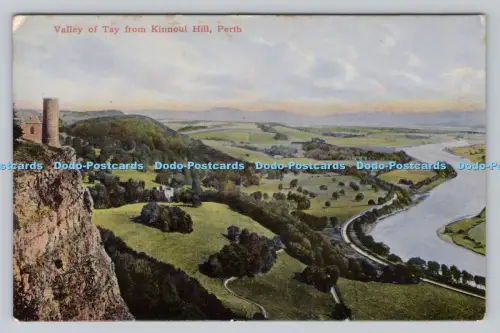 R808979 Perth. Tal von Tay vom Kinnoul Hill. Serie D. und S.K. Ideal. 1911