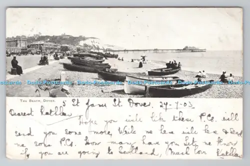 R805675 Dover. Der Strand. 1903