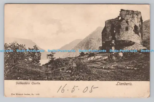 R808982 Llanberis. Schloss Dolbadarn. Die Schraubenschlüssel-Serie. Nr. 1131. 1905