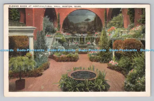 R808983 Boston. Masse. Blumenschau in der Gartenbauhalle. Tichnor Bros
